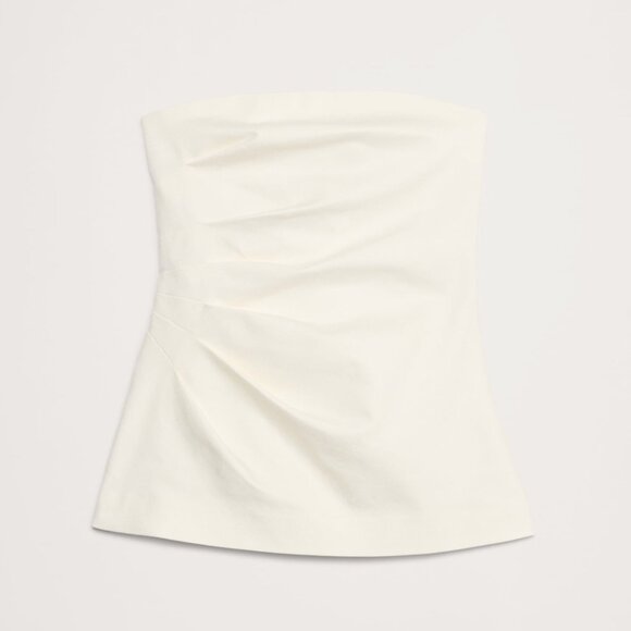 Elegant Strapless Top in Ponte Knit - Picture 2 of 2